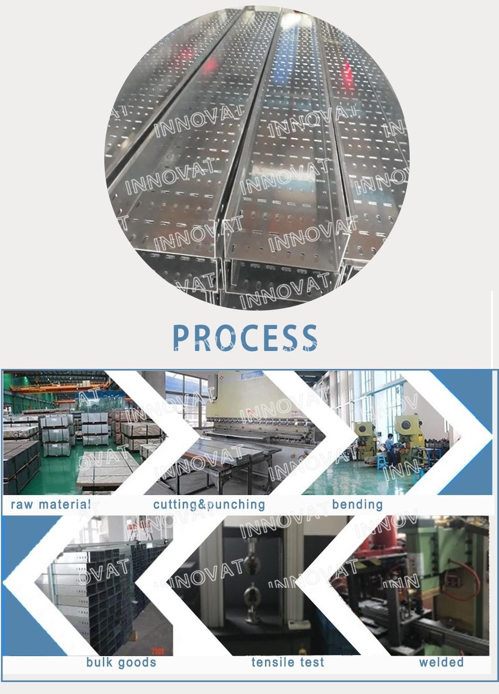 CE Certificate Manufactures Direct Sale Galvanized Perforated Electrical Perforated Cable Tray