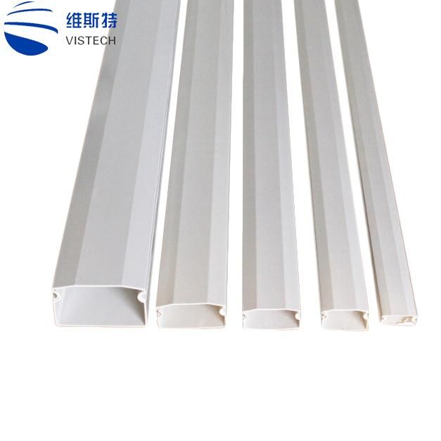 PVC Cable Trunking Slot Wire Casing, PVC Electrical Cable Trunking