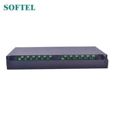 1u 19&quot; 12-24 Core Optical Distribution Patch Panel ODF