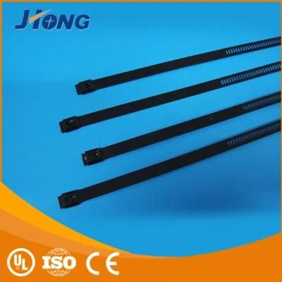Plastic Full Sprayed Stainless Steel Cable Tie Ball Self -Lock