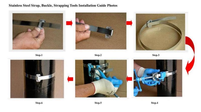 304 Stainless Steel Buckle Stainless Steel Tape Cheaper Price
