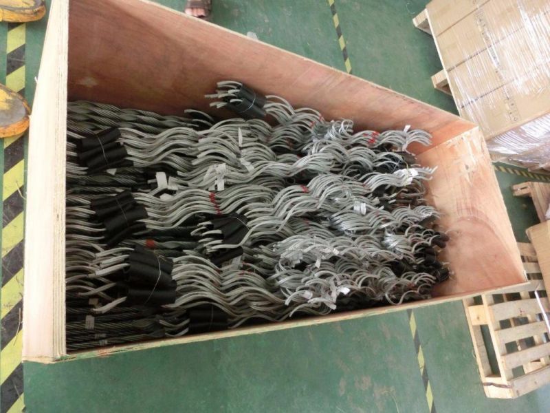 Insulator Single Top Tie/ Distribution Optic Cable Preform Guy Grips