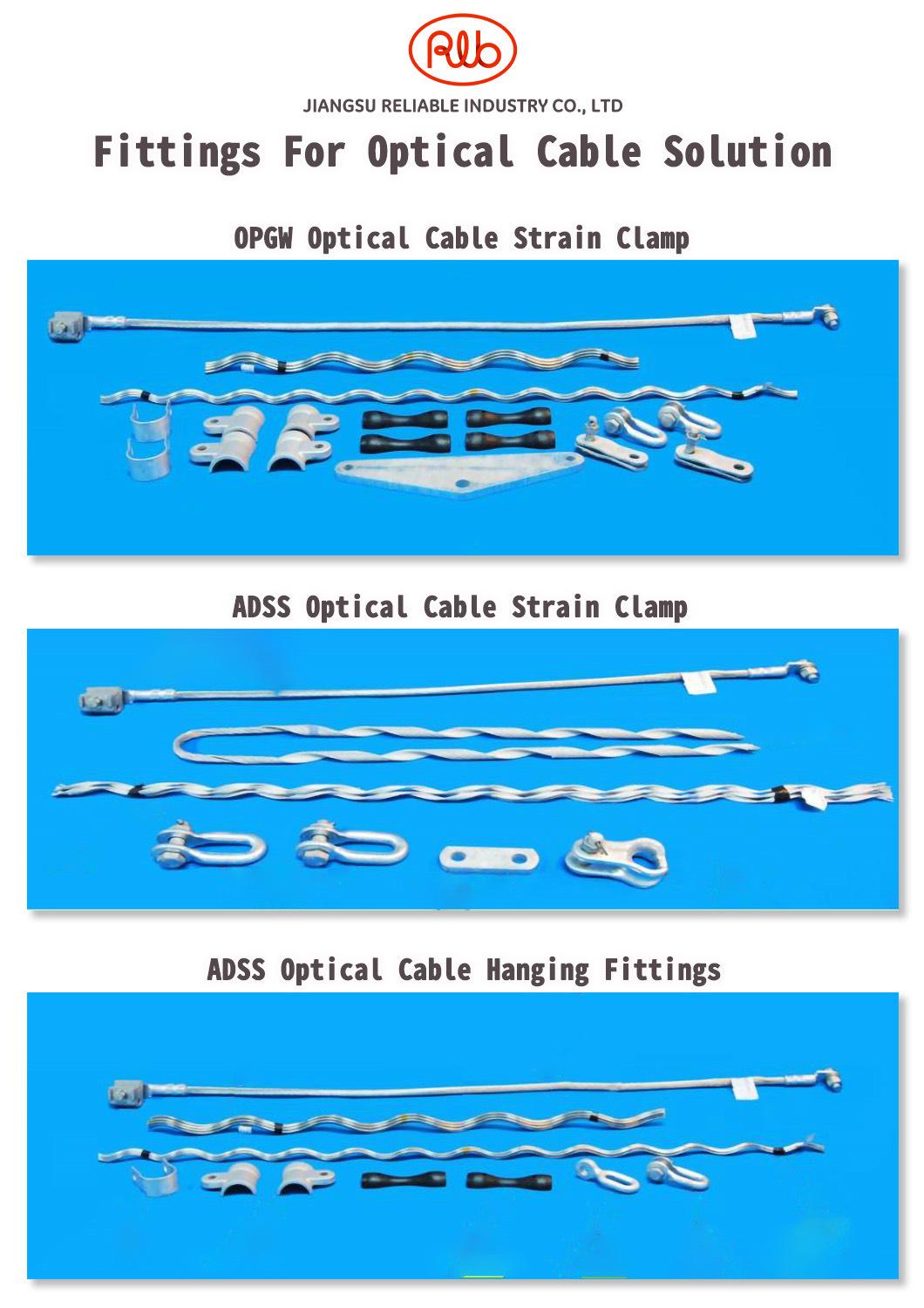 100m Span ADSS Cable O Type Suspension Clamp Fittings