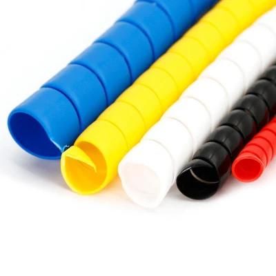 Colorful Heat Resistant PP Hydraulic Rubber Hose Spiral Protector