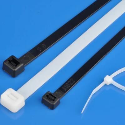 Cable Tie, Self-Locking, White, Black 4.5*300