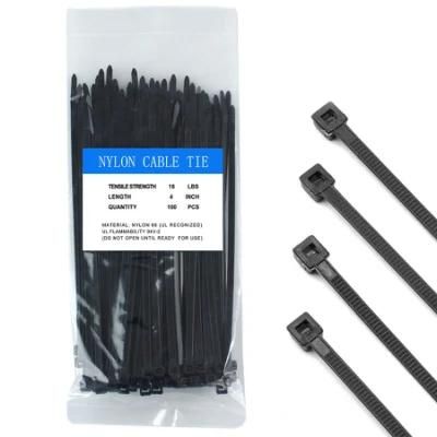 China Factory 11 Inch 12 Inch 14 Inch Self Locking UL UV RoHS Cable Ties Nylon 66 Clamp Nylon66 PA66 Cable Tie