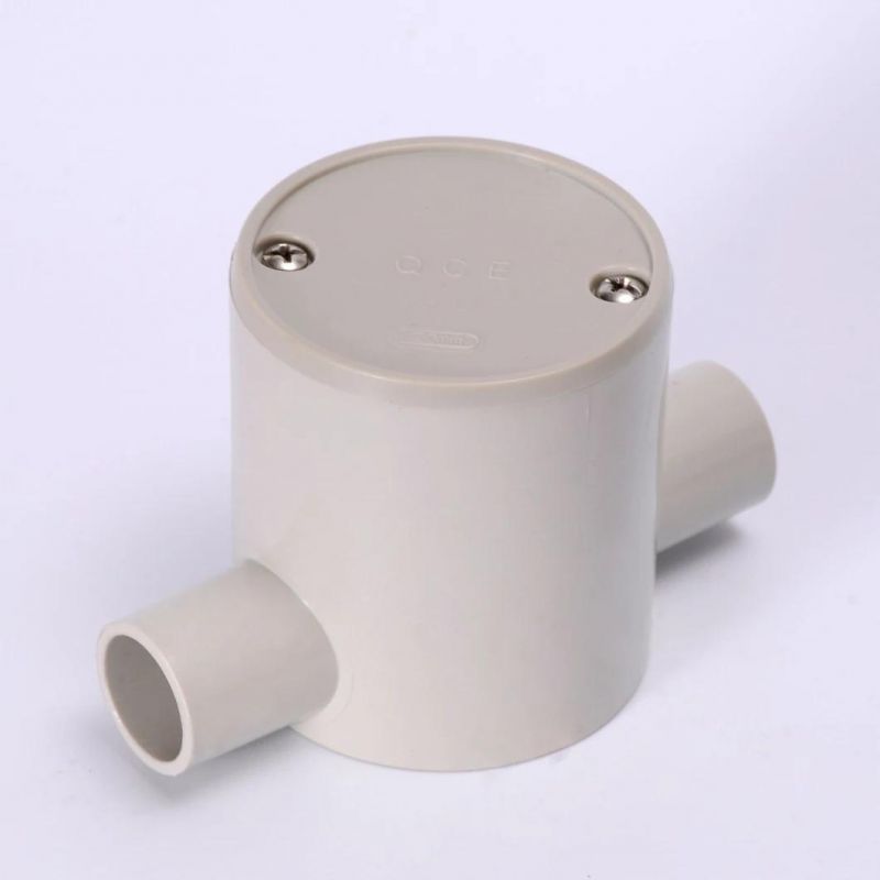 25mm Electrical Conduit Connector PVC Two Way Junction Box