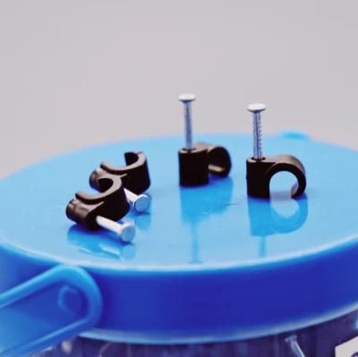 Cable Fixed Ring Clamp Drop Plastic R Type Clips Clip with ISO ODM