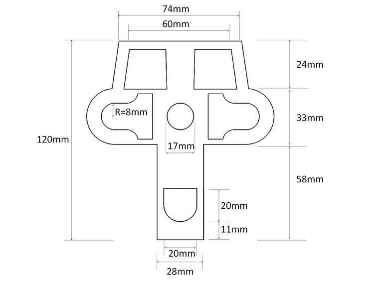 China Supplier Aluminum Alloy Pole Mounting Universal Pole Bracket