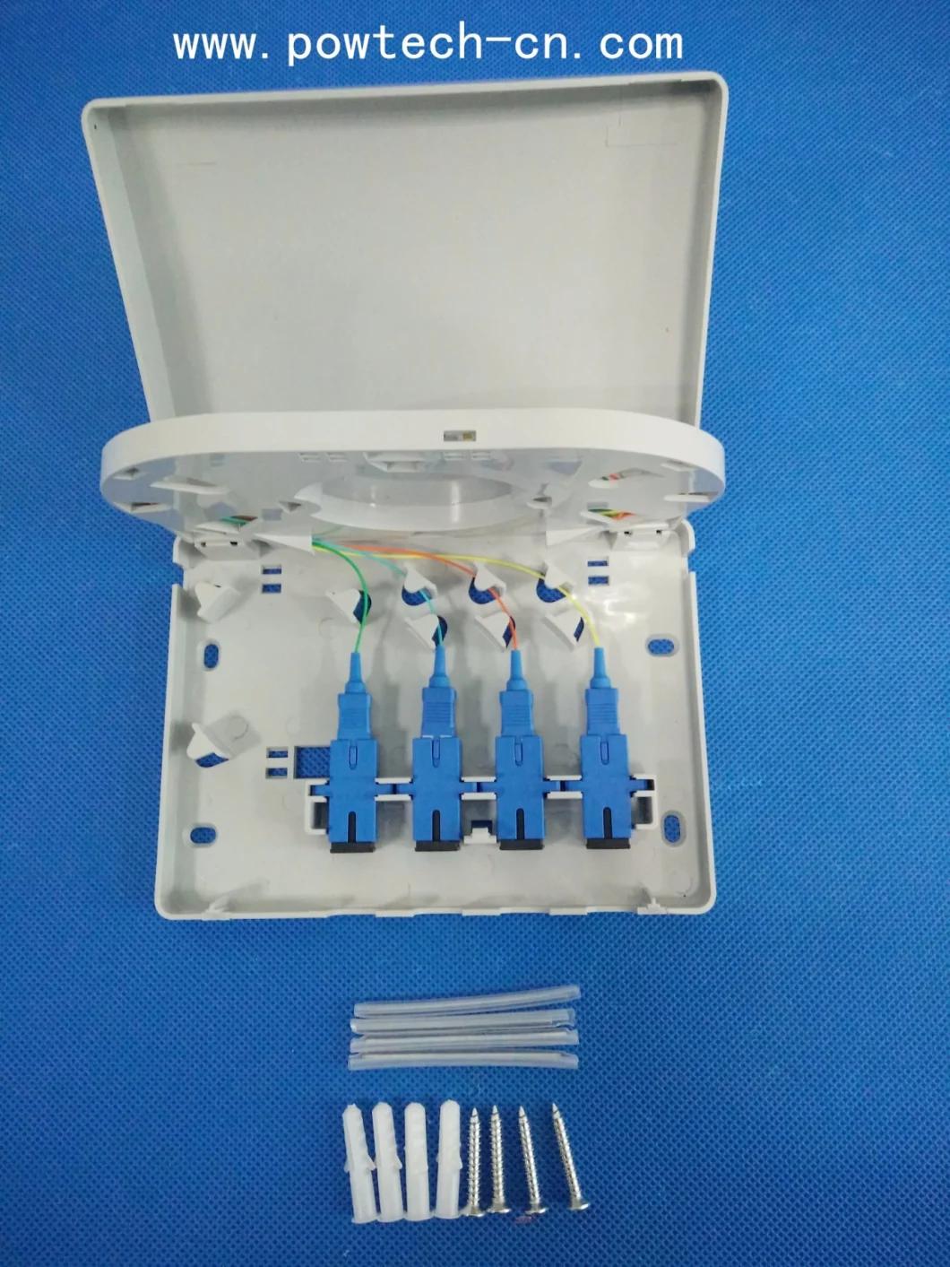 ABS Material 4 Ports FTTH Access Termination Box