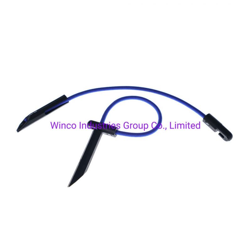 Elasticated Toggle Ties Bungee Sheeting Ties for Fixing Scaffold Tarpaulin