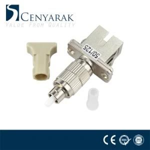 FC (Male) -Sc (Female) Single Mode Simplex Fiber Optic Adapter