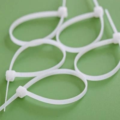 7.6X250mm White Ties Plastic 9mm X 500mm Self-Locking Cable Tie