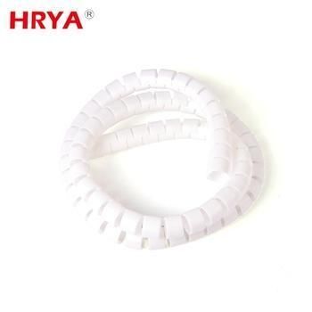 Hrya Factory 20mm Spiral Wire Wrap Organizer PE Cable Sheath Tube Manage Sleeves Winding Pipe Tube
