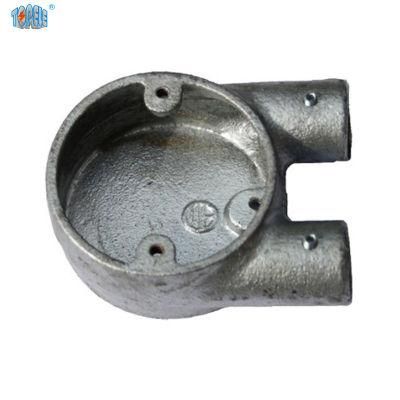 Hot U Shape Conduit Box Two Way Galvanized Electrical Metal Fittings