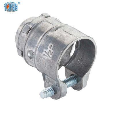 Zinc Die-Cast Flexible Conduit and Fittings Flexible Metal Straight Squeeze Connector