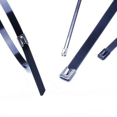 High Precision Factory Directly Provide 12*520mm Coated Stainless Steel Cable Ties