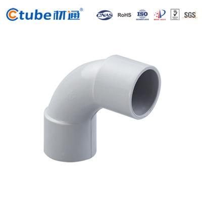 Electric Industry Custom PVC Plastic Pipe Fittings 90 Degree Elbow