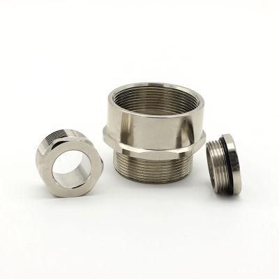 Hexagon Brass Adaptor NPT Type Circle Metal Reducer Pg/M Series Cable Gland Accessories