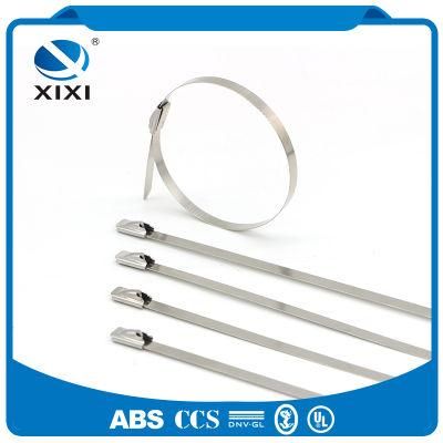 Self Locking Stainless Steel Metal Cable Zip Ties Uncoated