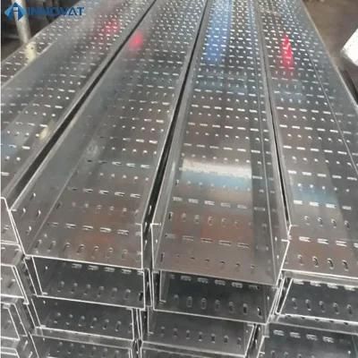 Manufacture of High Quality Stainless Steel Straight Hole Perforated Cable Bridges Cable Tray Price List