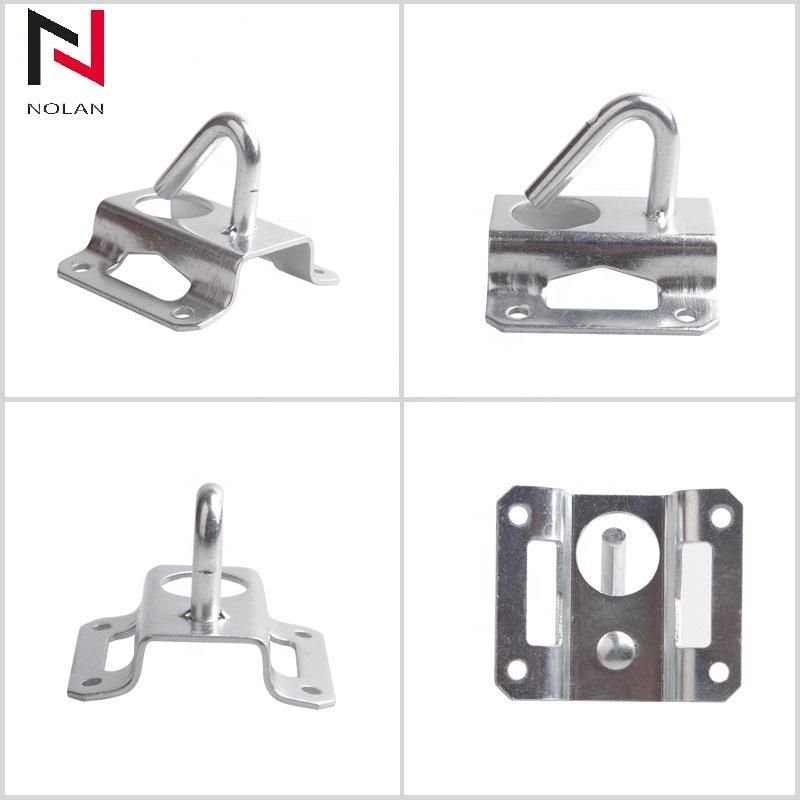 Yk-Ok-01 Stainless Steel and Galvanized Clamp Outdoor Fiber Optic Cable Suspension Clamp FTTH Cable Clamp