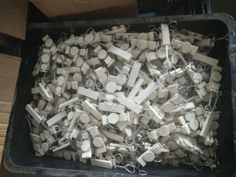 Factory Direct Selling FTTH Accessories Plastic Drop Cable Clamp