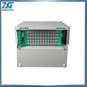 FTTH Outdoor 72 Port Optical Distribution Frame Rack Mount Fiber ODF with Price 24 36 48 72 96 144 Port Rack Mount