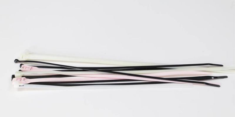2.5*100mm 4*300mm Plastic PA66 Soft Cable Zip Ties Kabelbinder Multi Color Self-Locking Flexible Rubber Nylon Cable Tie Price