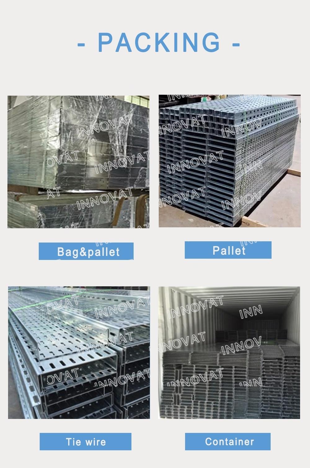 Hot Dipped Galvanized Steel Cable Tray and Perforated Cable Tray Supporting System