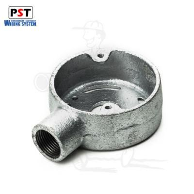 Hgd Gi Conduit Fitting Circular Junction Box Terminal One Way Box