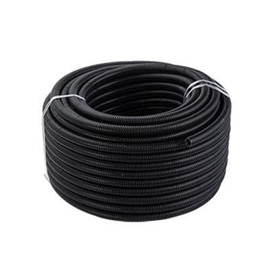 Black PVC Tubing Wire Conduit Flexible Hose