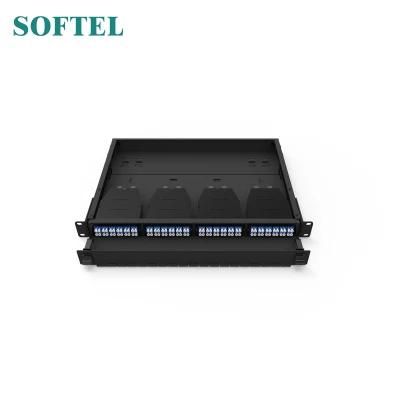 FTTH Fiber Optical MPO Distribution Box with Panel Box