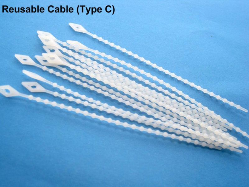 Reusable PA66 Nylon Cable Tie for Commodity Use