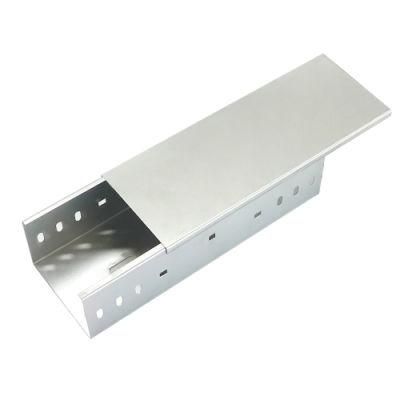 Slotted Cable Tray System Electronic Cable Trunking with Lid and Fastener