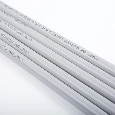 20mm 25mm PVC Electrical Solar Rigid Conduit Grey