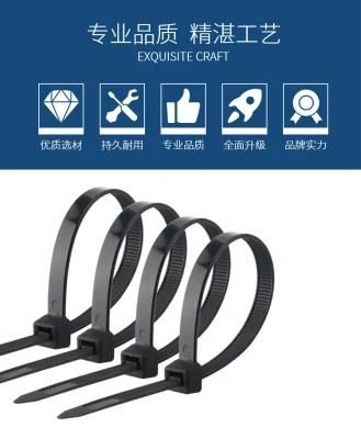 Plastic Rope Fixing Tie Single Head Insertion Fixing, PA66 Adjustable Self Lock Nylon Wire Ties