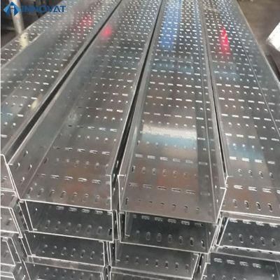 Galvanized Steel Cable Tray Ladder by Chinese Supplier Plastic Sprayed Grid Bridge Perforated Ladder Type Cable Tray Weight