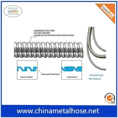 Stainless Steel Flexible Wire Squarelock Conduit