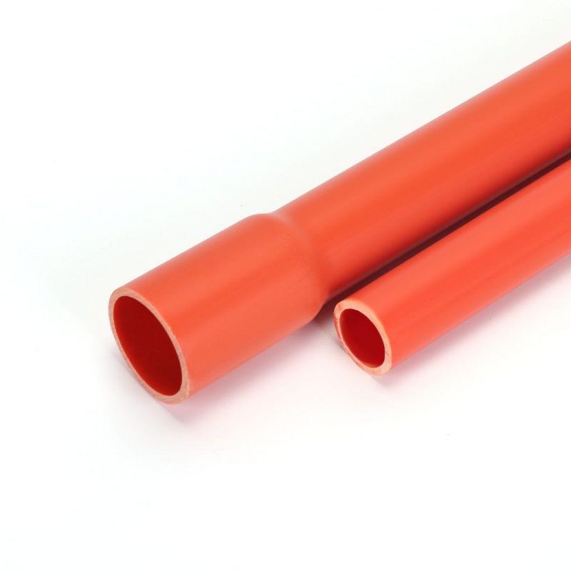Wholesales Full Size Plastic Bell End PVC Electrical Conduit