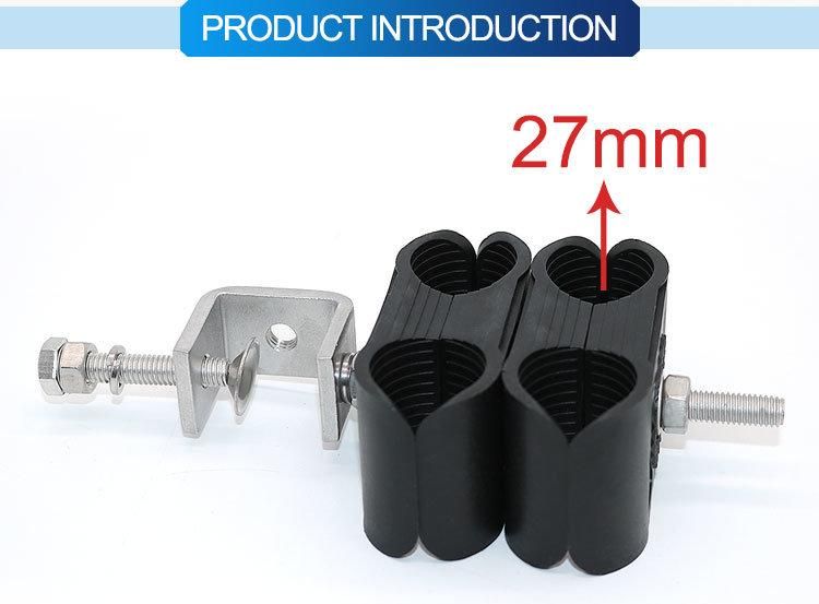 Fiber Optic Feeder Cable Clamps / Rru Cable Clamps