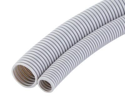 China Supplier Fire Retardant Plastic PVC 20mm Cable Protection Solar Corrugated Conduit Pipe
