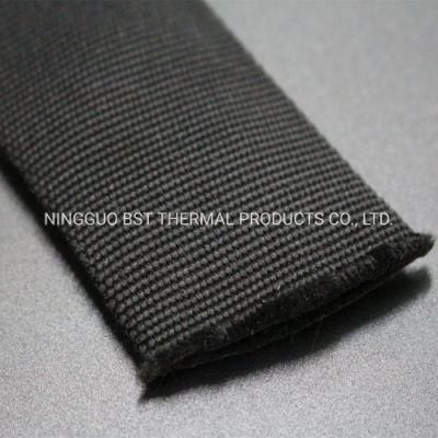 Hydraulic Hose Protection Black Nylon Woven Abrasion Resistant Cable Sleeve