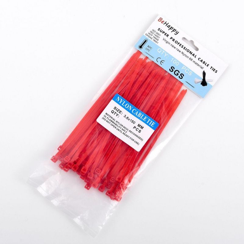 Self-Locking Nylon Cable Tie UV Nature Colour Zip Ties