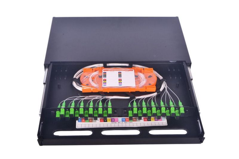 24 Core Optical Distribution Frame Patch Panel for Cabling