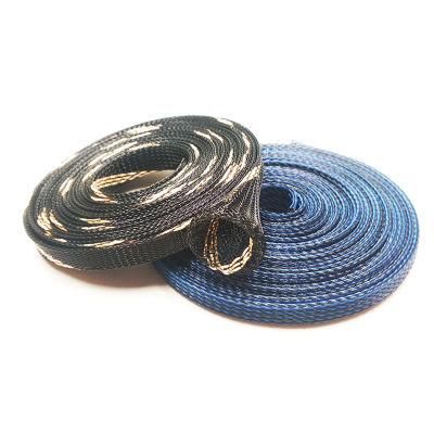 Colorful Decorative Expandable Braided Cable Sock for Audio Equipment