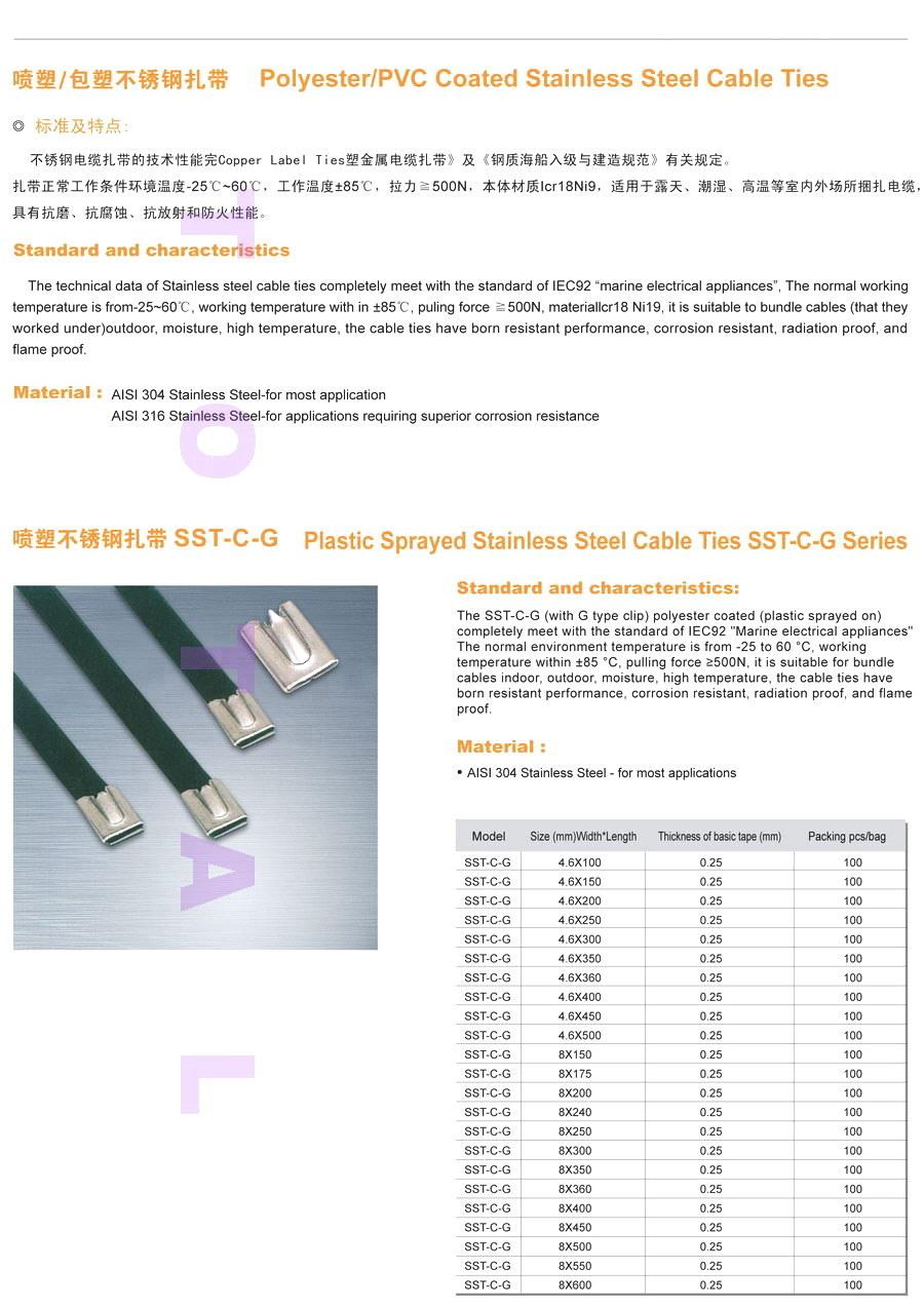 Nylon Cable Tie, Stainless Steel Cable Tie