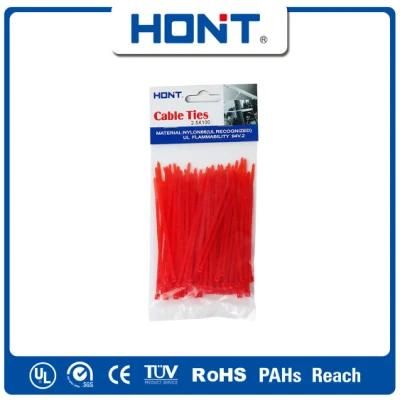Small Insert Resistance+66 Self-Locking Hont Plastic Bag + Sticker Exporting Carton/Tray Handcuff Nylon Cable Tie
