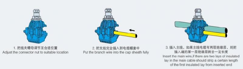 Insulation Piercing Connectors Clips for Electrical Line