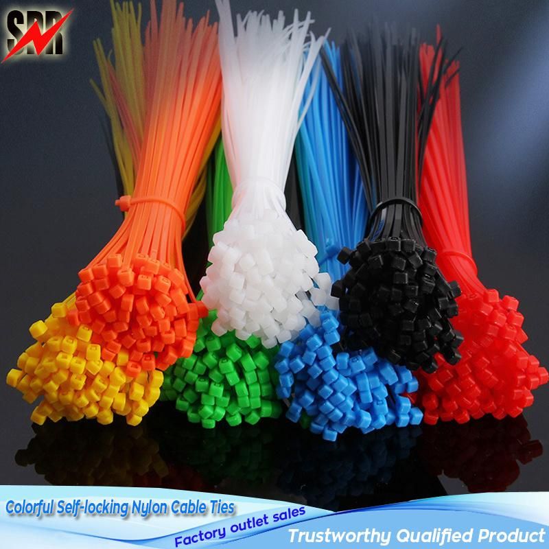 High Quality Colorful Self-Locking Nylon66 Cable Ties